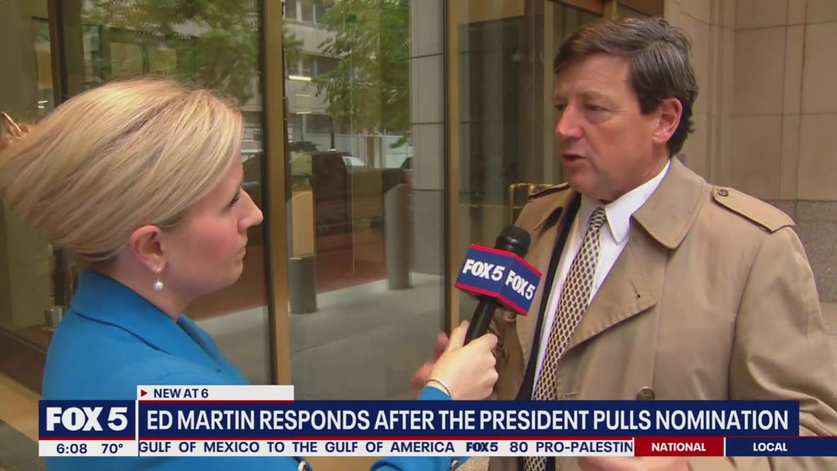 Trump pulls Ed Martin's nomination for DC's US Attorney